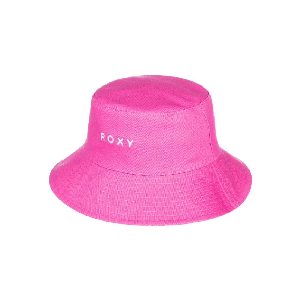 Womens Jasmine Paradise Reversible Bucket Hat in Shocking Pink Hello Aloha