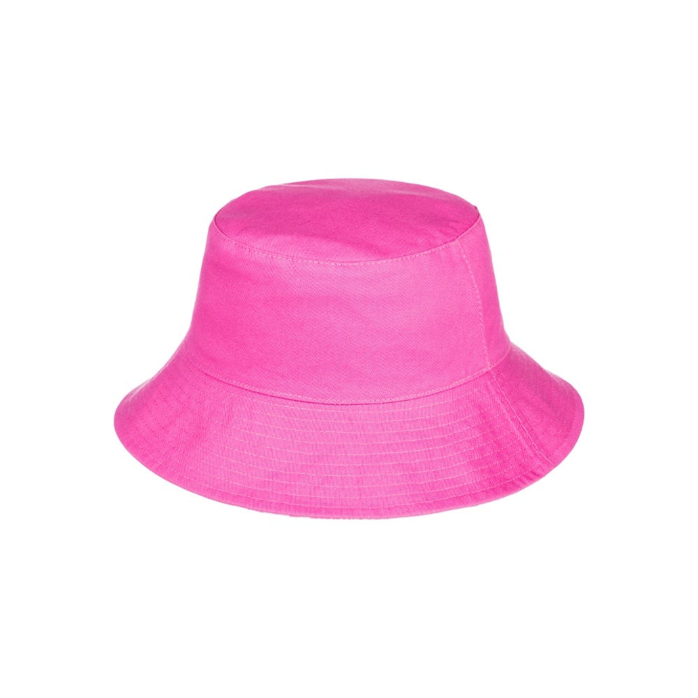 Womens Jasmine Paradise Reversible Bucket Hat in Shocking Pink Hello Aloha