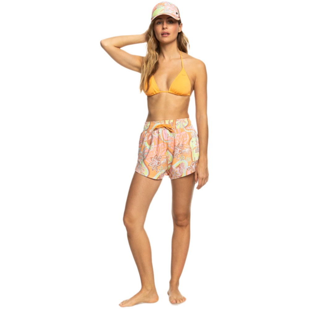 Womens Beautiful Morning Trucker Cap In Mock Orange Delic