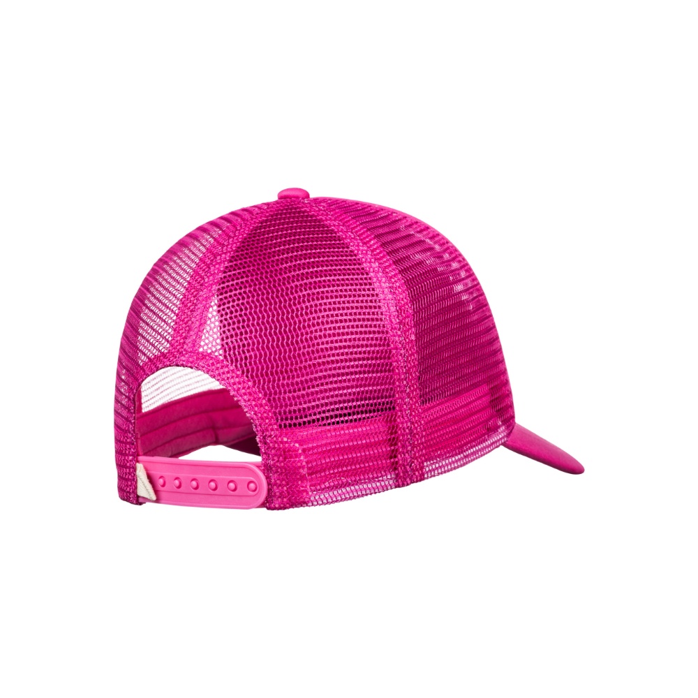 Womens Finishline Trucker Hat in Shocking Pink 