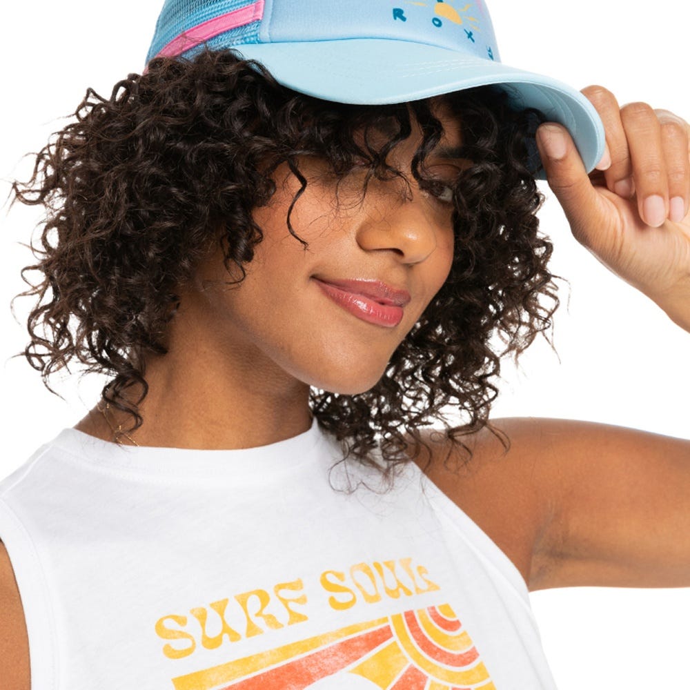 Womens Dig This Trucker Cap In Clear Sky