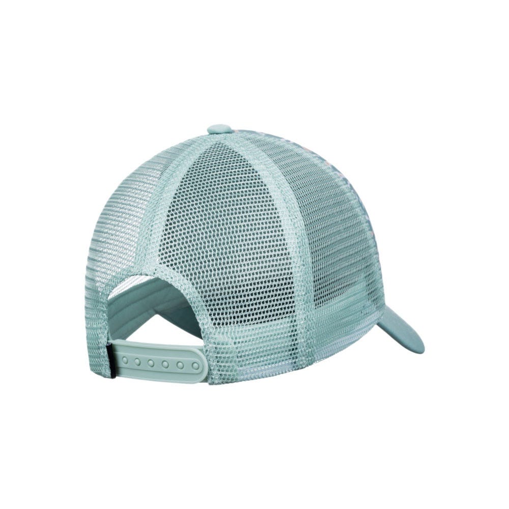 Womens Beautiful Morning Trucker Cap In Blue Surf Planao Apparel
