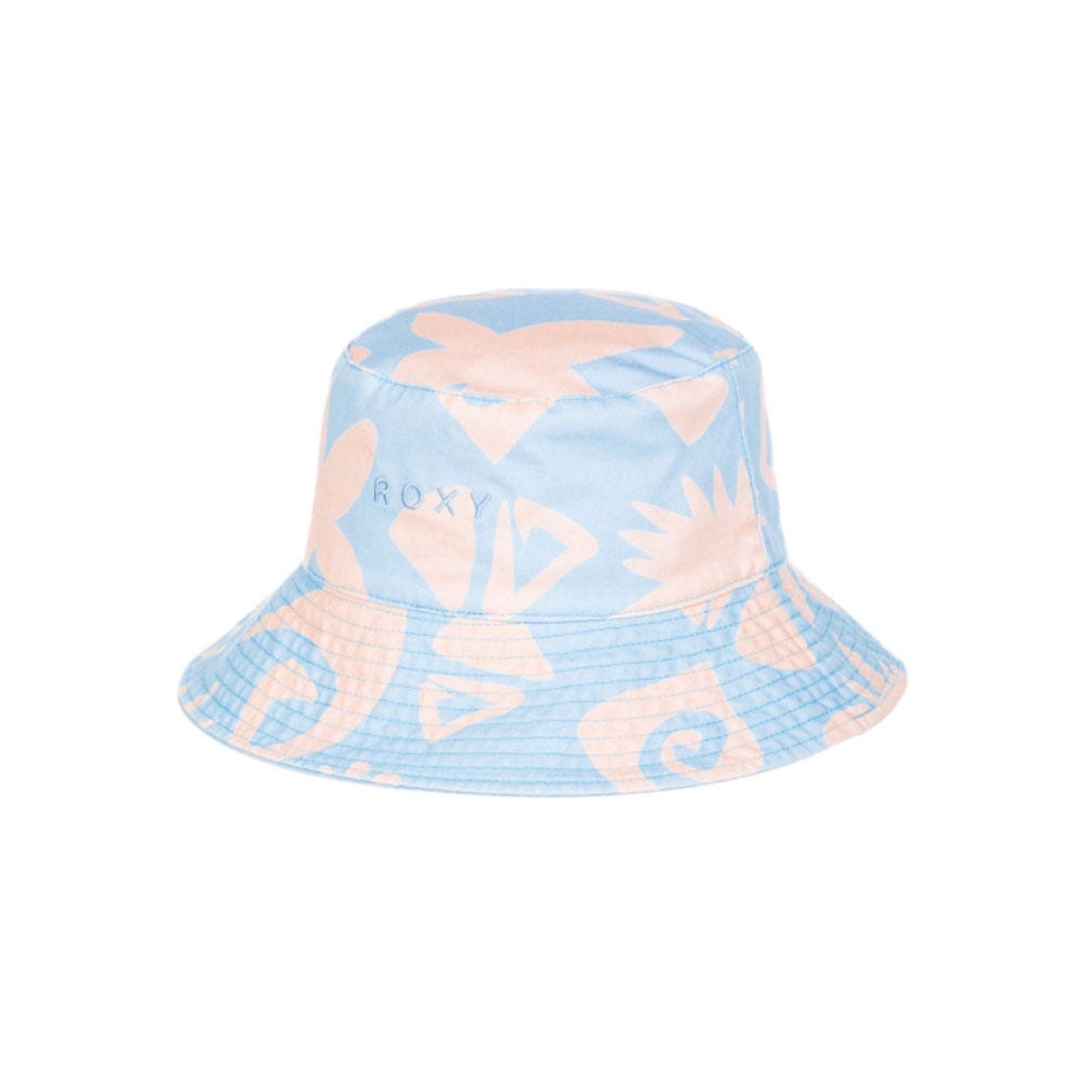 Womens Jasmine Paradise Reversible Bucket Hat In Clear Sky Cool Character