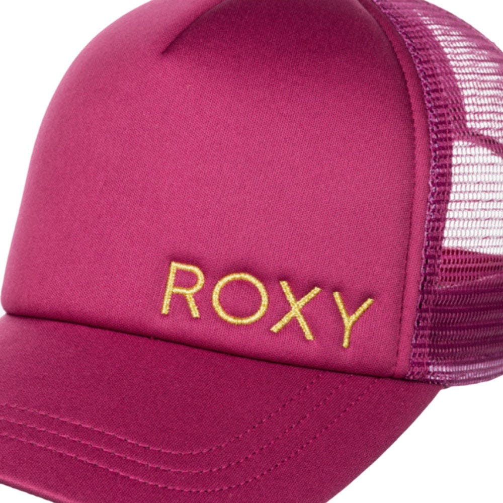 Womens Finishline Trucker Hat In Raspberry Radiance
