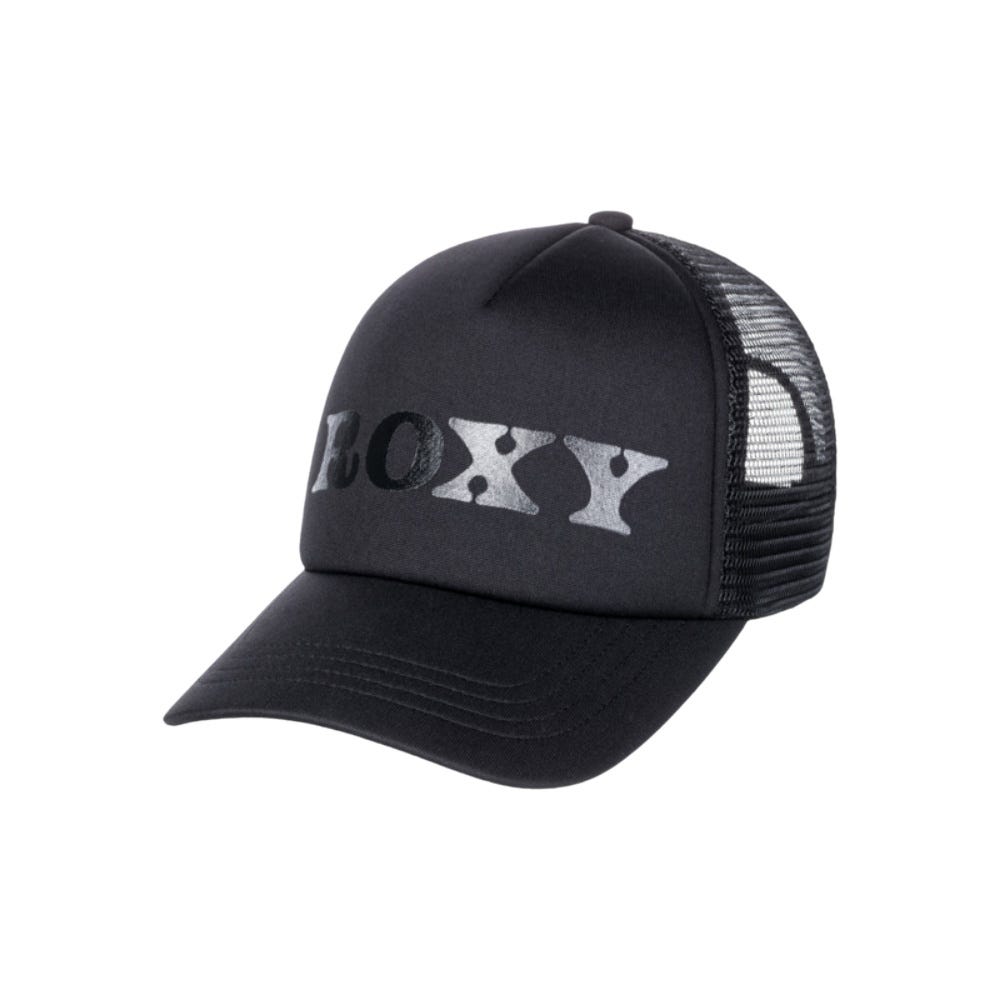 Womens Happy Hippy Trucker Cap In Anthracite