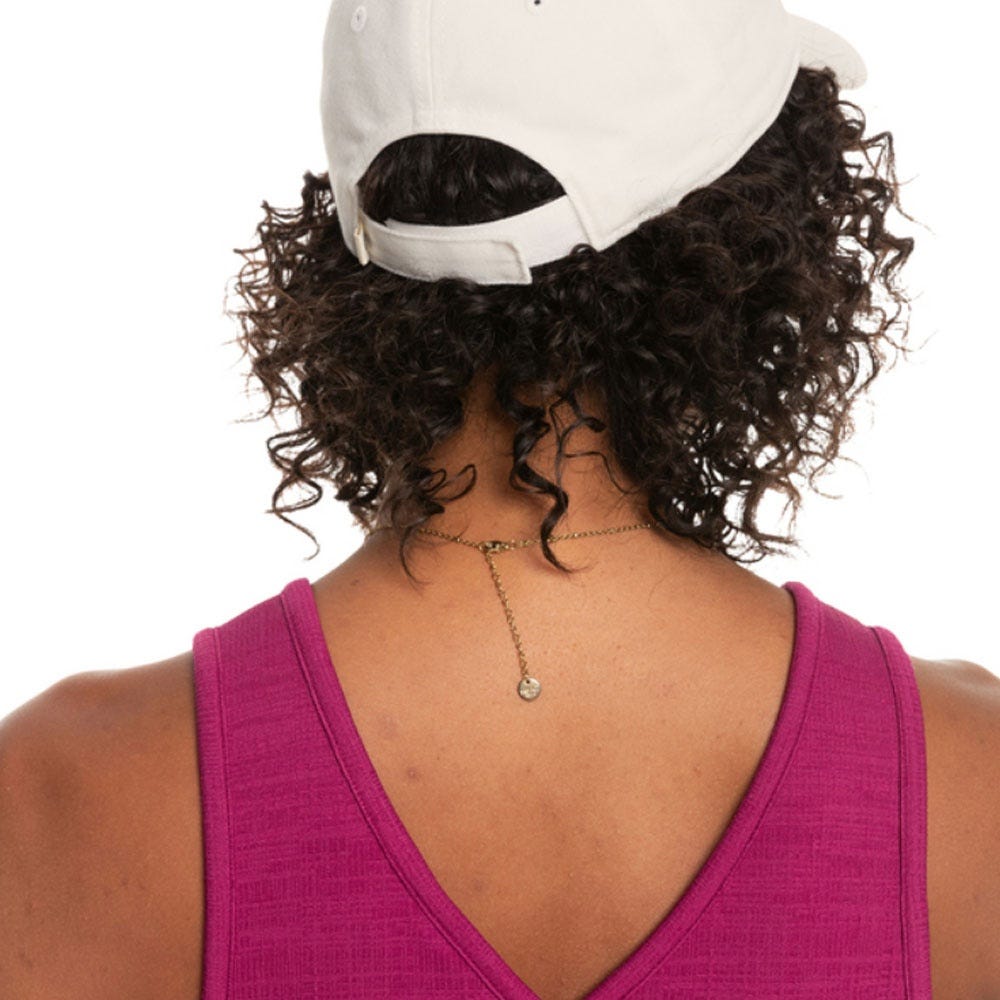 Womens Next Level Baseball Cap In Snow White