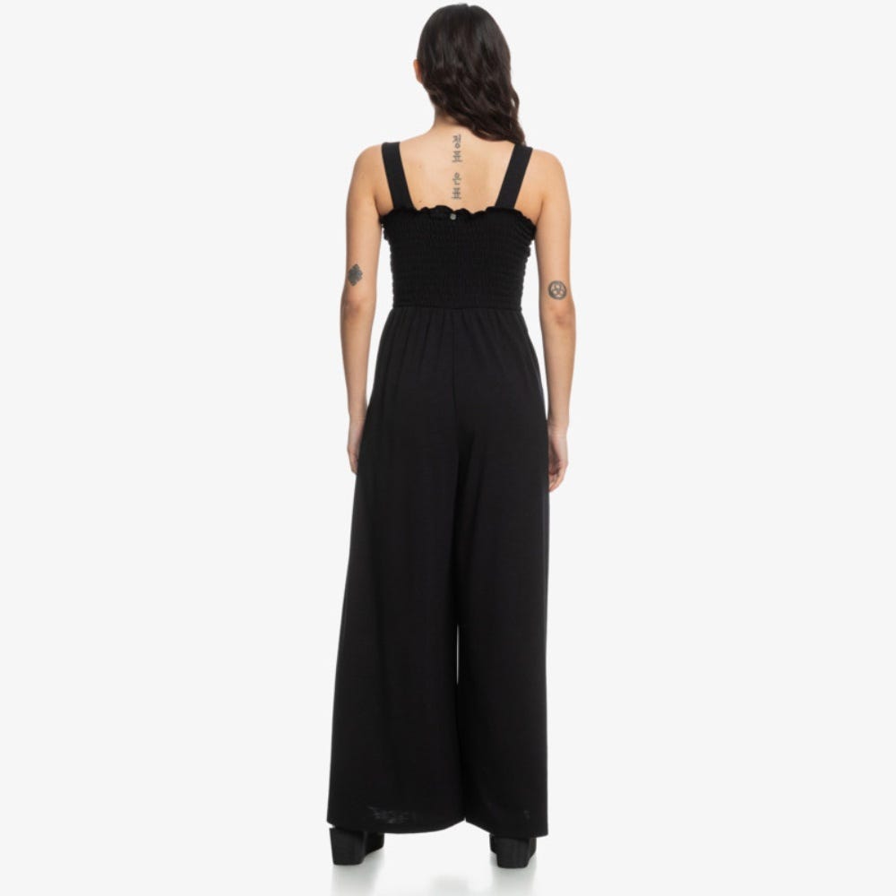 Just Passing By Smocked Jersey Jumpsuit - Women