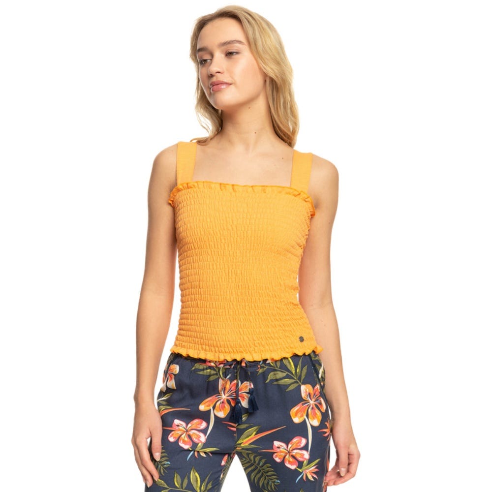 Womens Postcard To Home J Top In Mock Orange