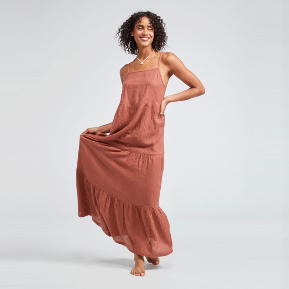 Womens Floral Way Maxi Dress