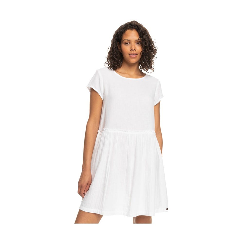 Womens Smooth Blue Vibes Short Sleeve Dress