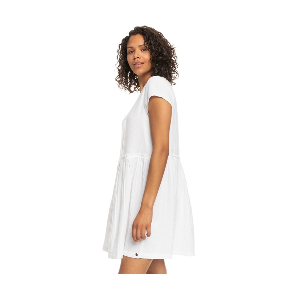 Womens Smooth Blue Vibes Short Sleeve Dress
