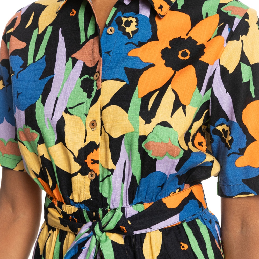Womens Real Yesterday Romper in Multi
