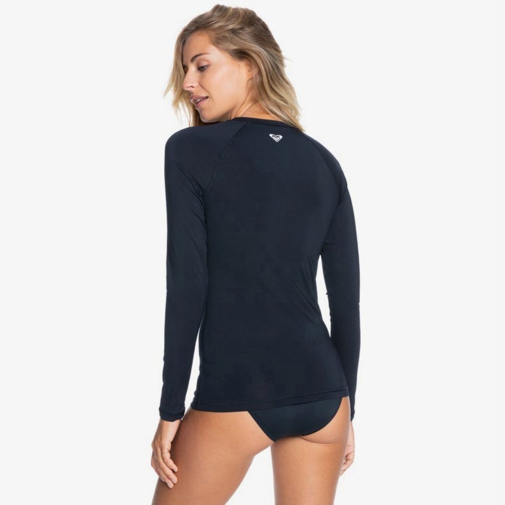 Womens Essentials Long Sleeve UPF 50 Zipped Rash Vest
