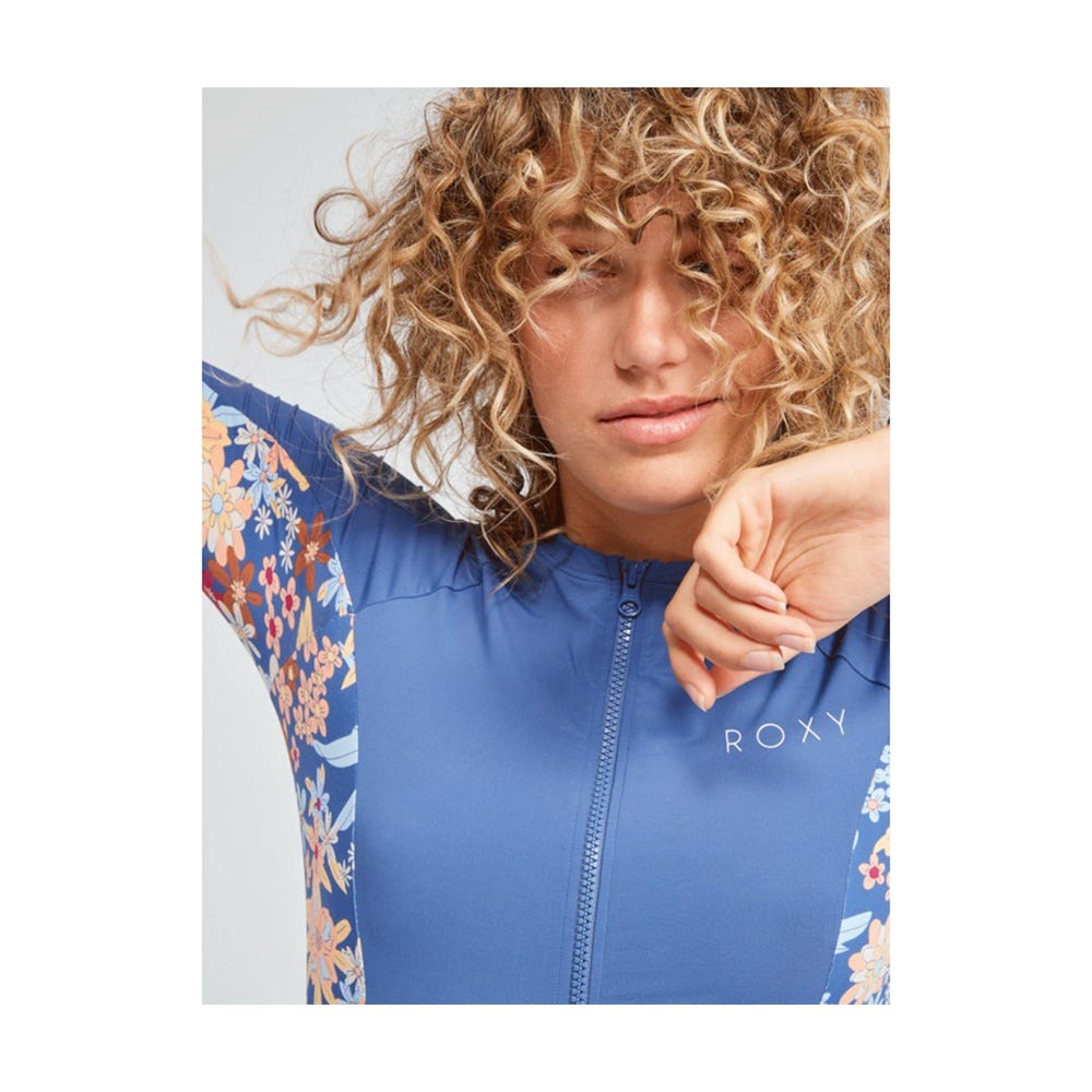Womens Zipped Long Sleeve Rash Vest