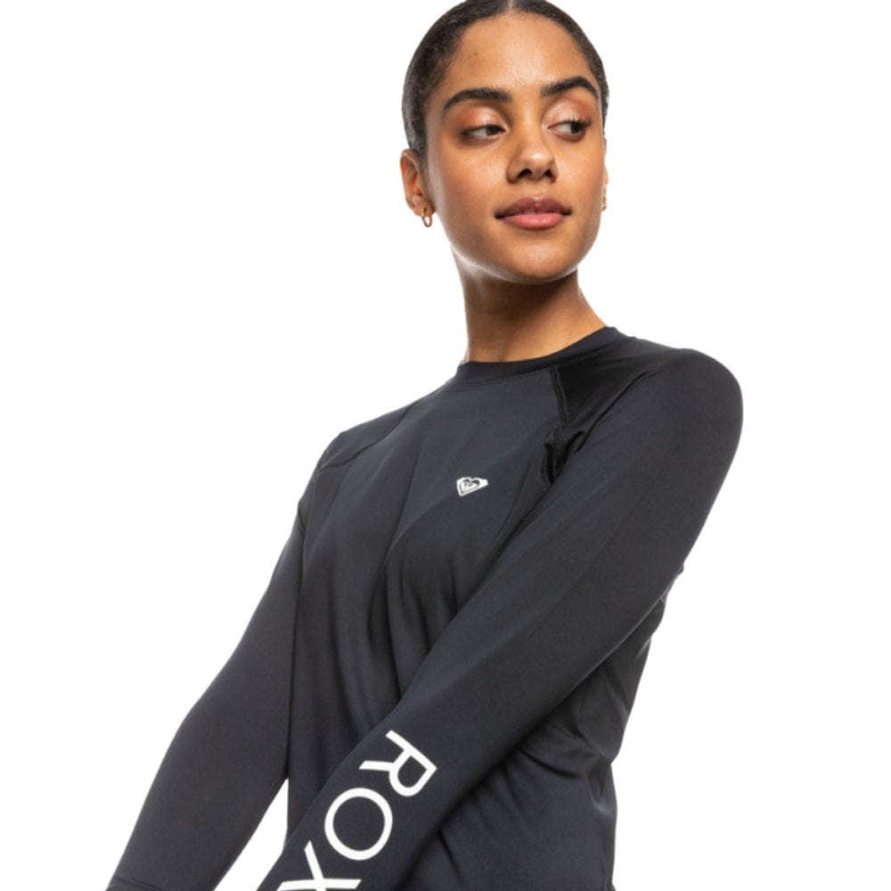 Womens Essentials Long Sleeve Upf 50 Surf T-Shirt In Anthracite