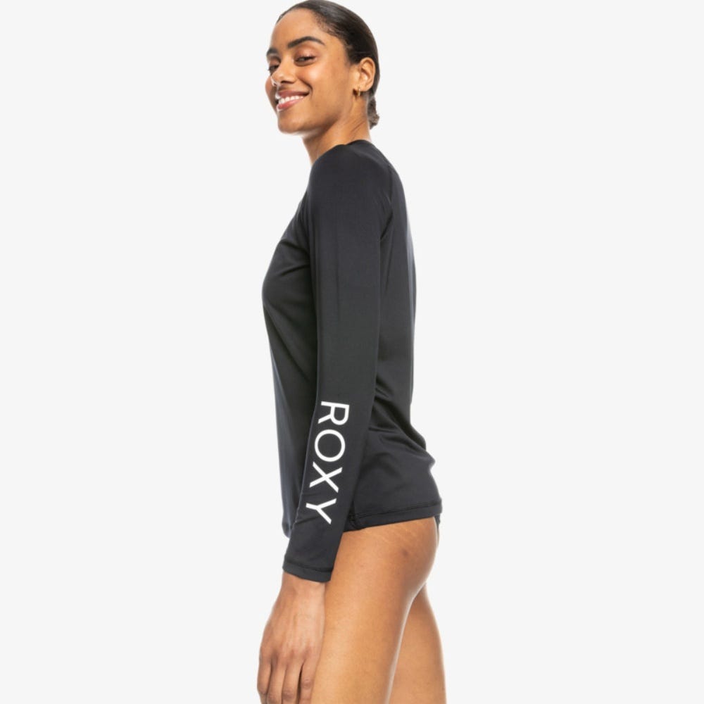 Womens Essentials Long Sleeve Upf 50 Surf T-Shirt In Anthracite