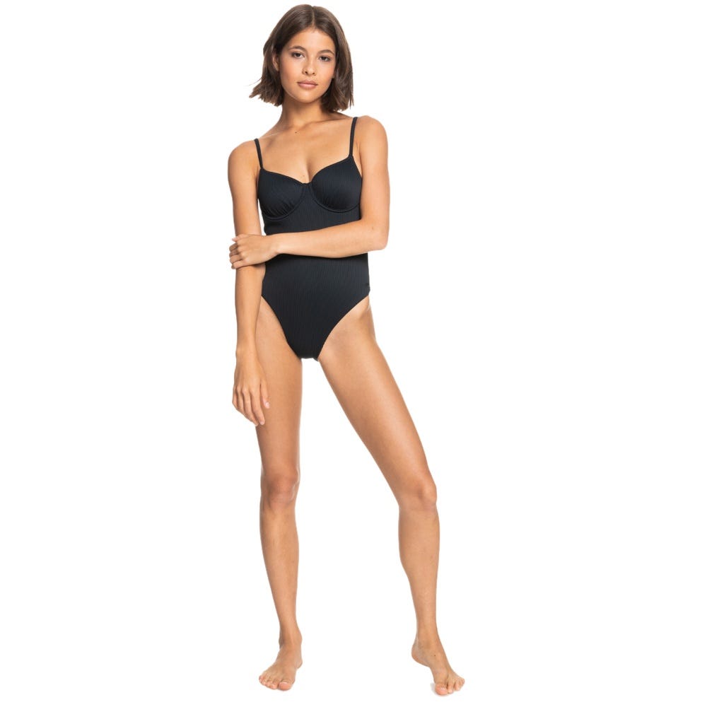 Womens Love The Muse One-Piece Swimsuit In Anthracite