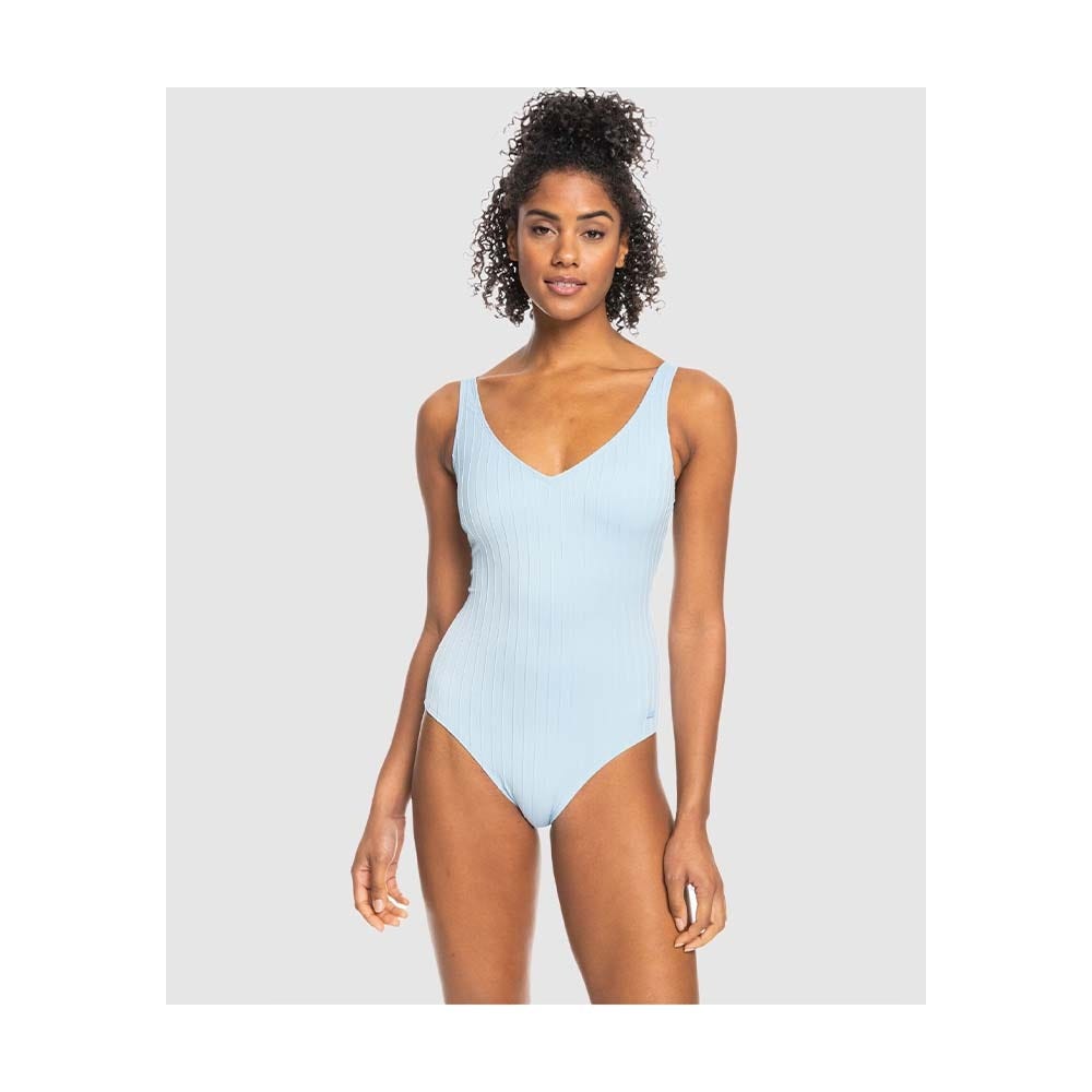 Womens Rib ROXY Love One-Piece Swimsuit