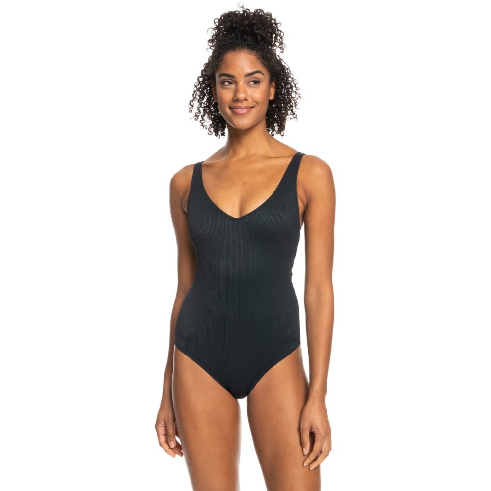 Womens Rib ROXY Love One-Piece Swimsuit
