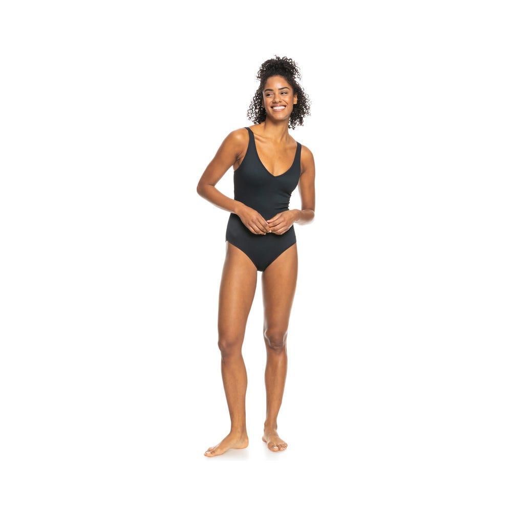 Womens Rib ROXY Love One-Piece Swimsuit