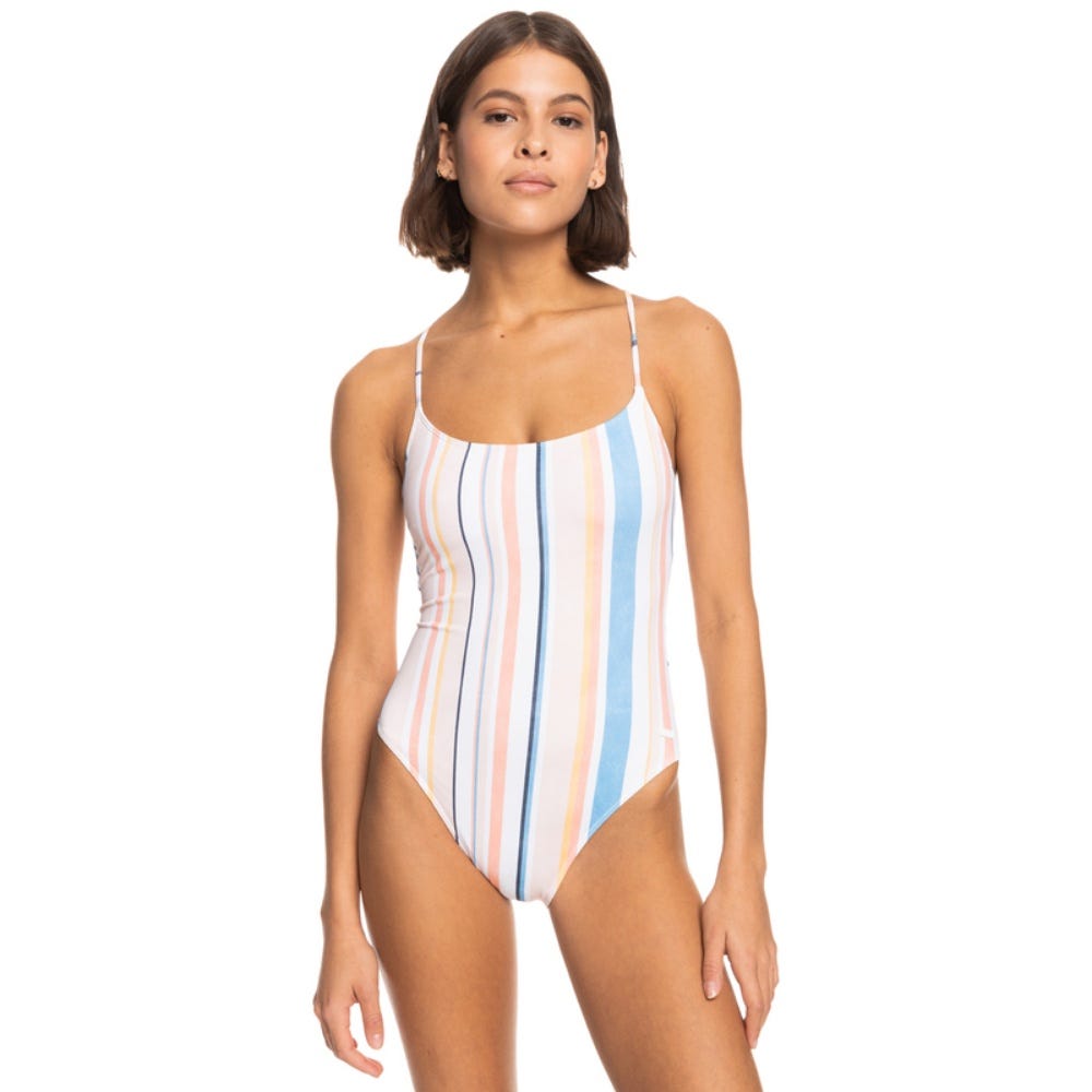 Womens Printed Beach Classics One-Piece Swimsuit