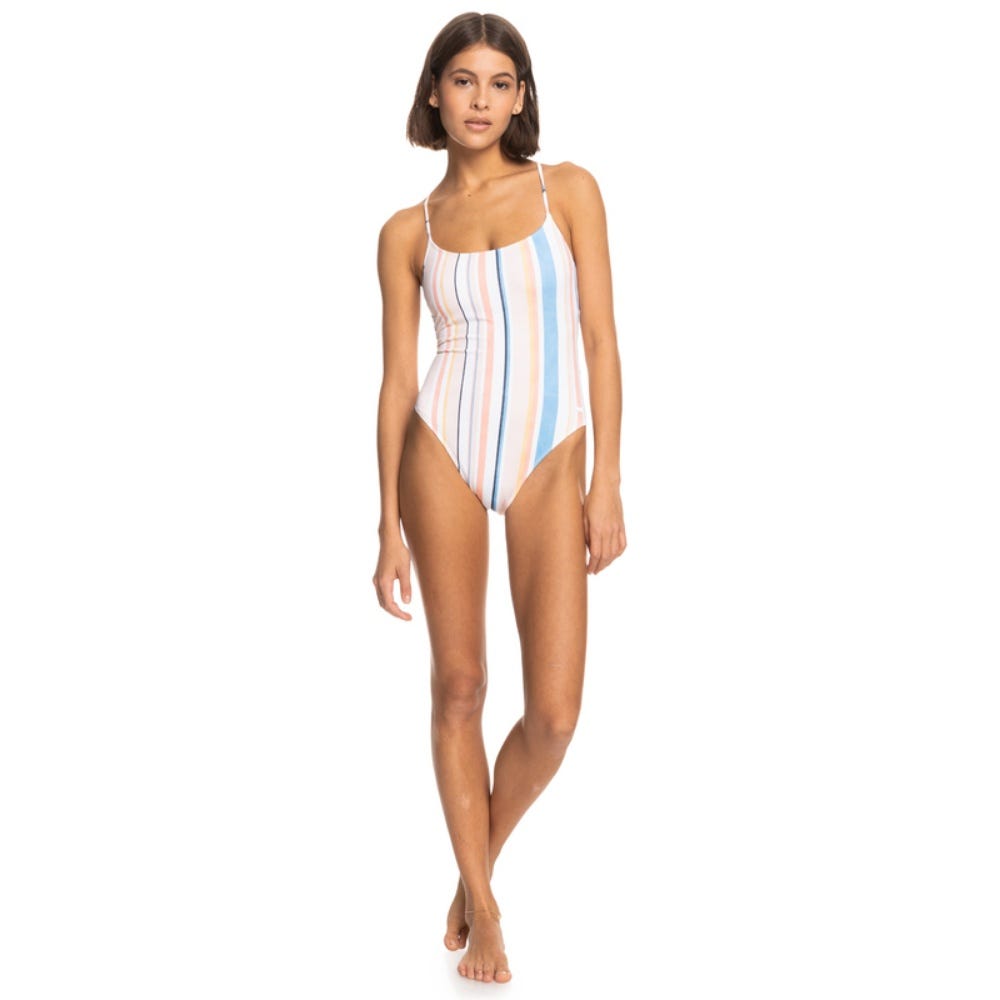 Womens Printed Beach Classics One-Piece Swimsuit