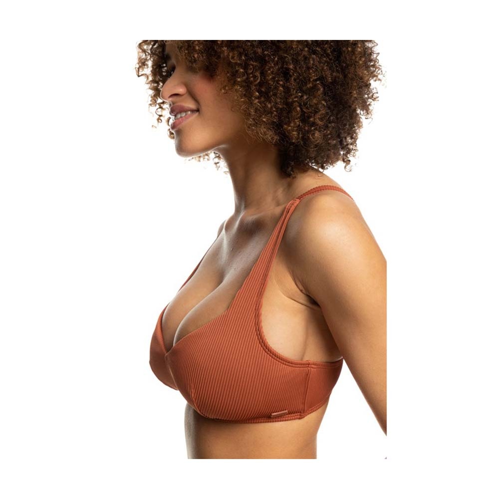 Womens Roxy Love The Sun Ray D-Cup Bra Bikini Top