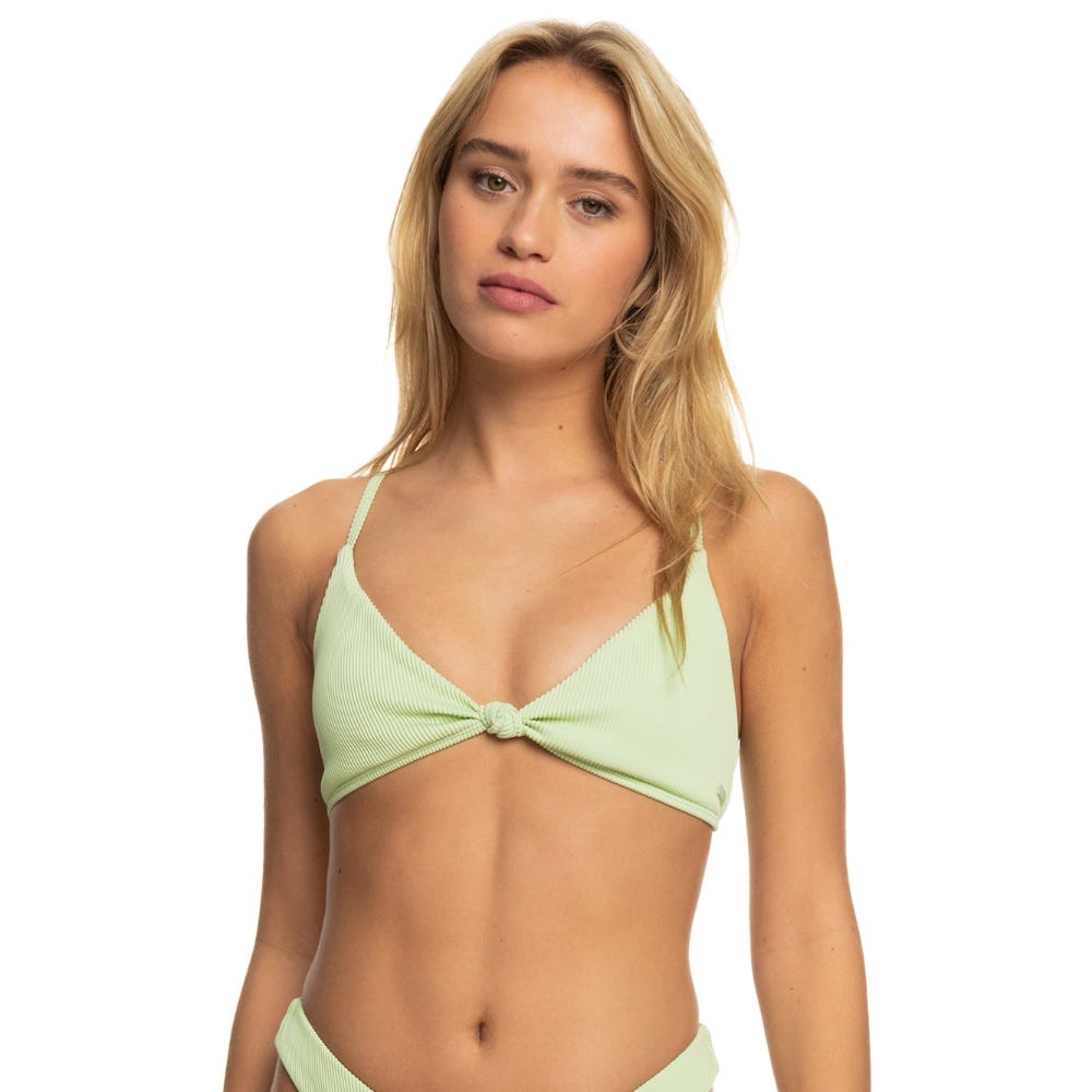Womens Love The Surf Knot Bikini Top in Seacrest