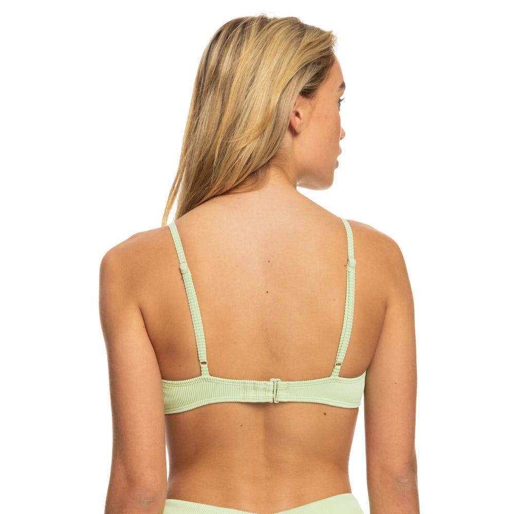 Womens Love The Surf Knot Bikini Top in Seacrest