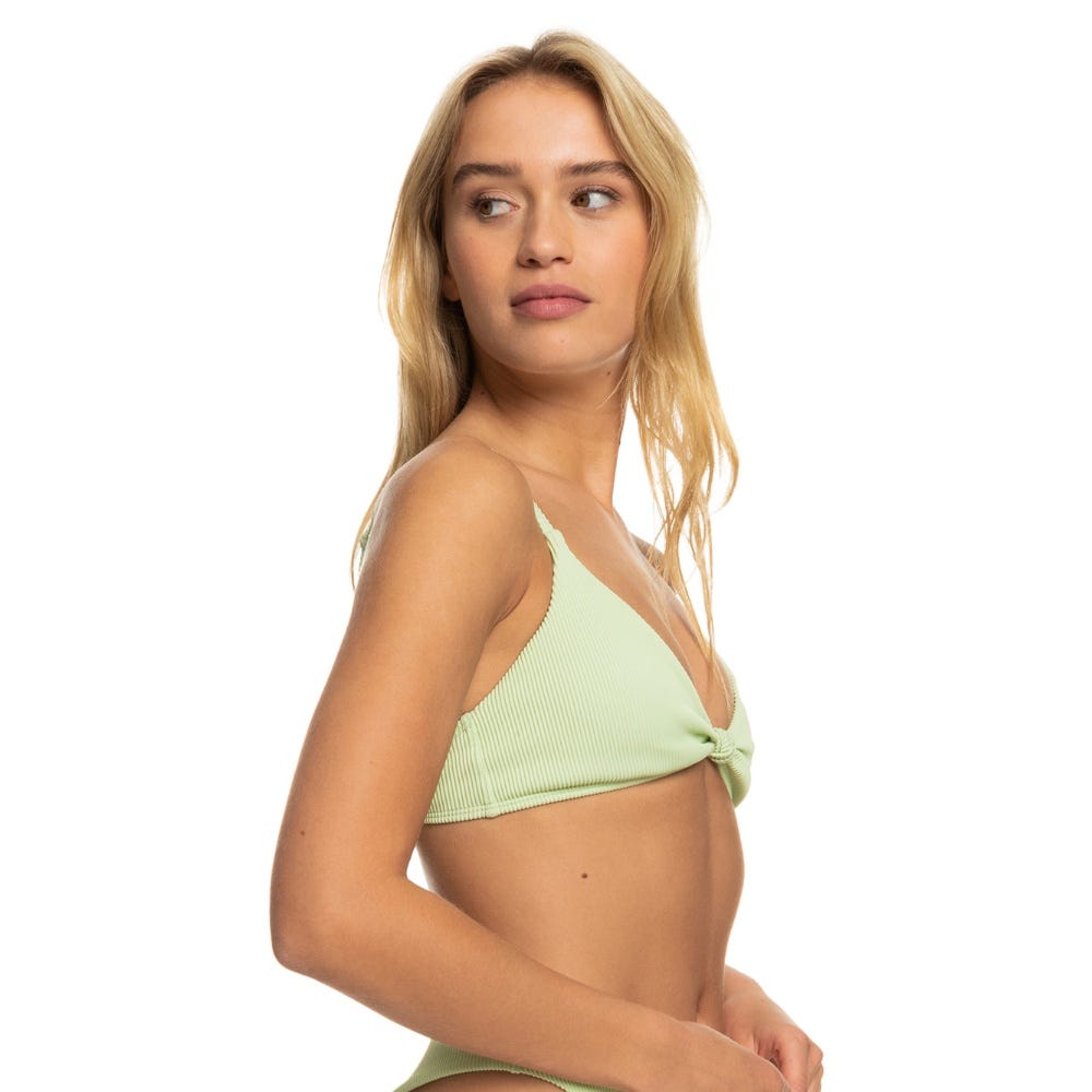 Womens Love The Surf Knot Bikini Top in Seacrest