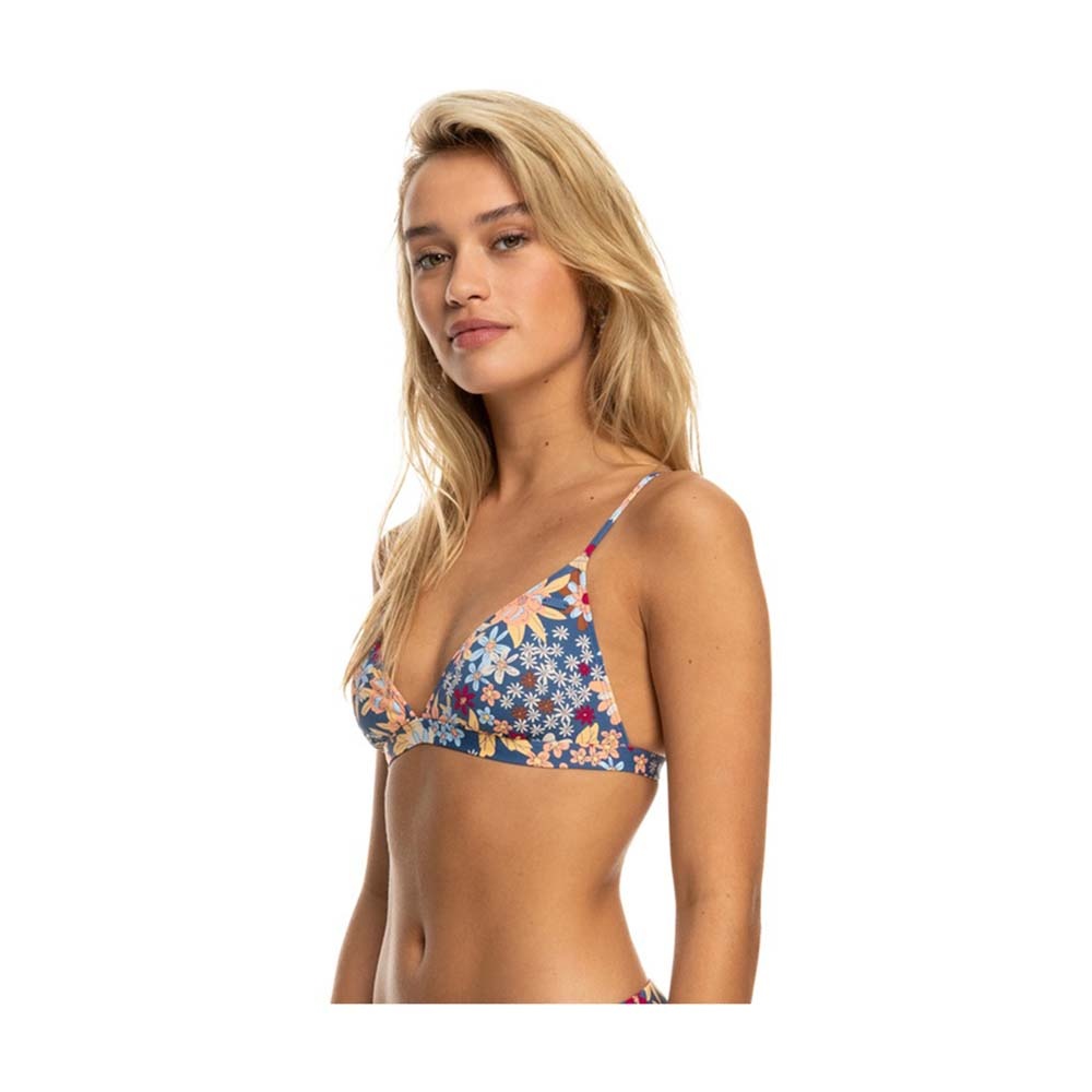 Womens Printed Beach Classics Triangle Bikini Top