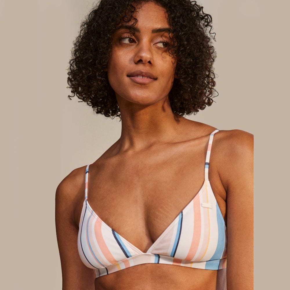 Womens Beach Classics Triangle Bikini Top