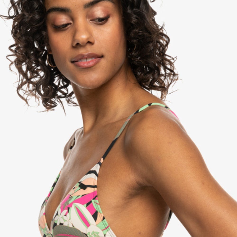 Printed Beach Classics Tri Bikini Top - Women