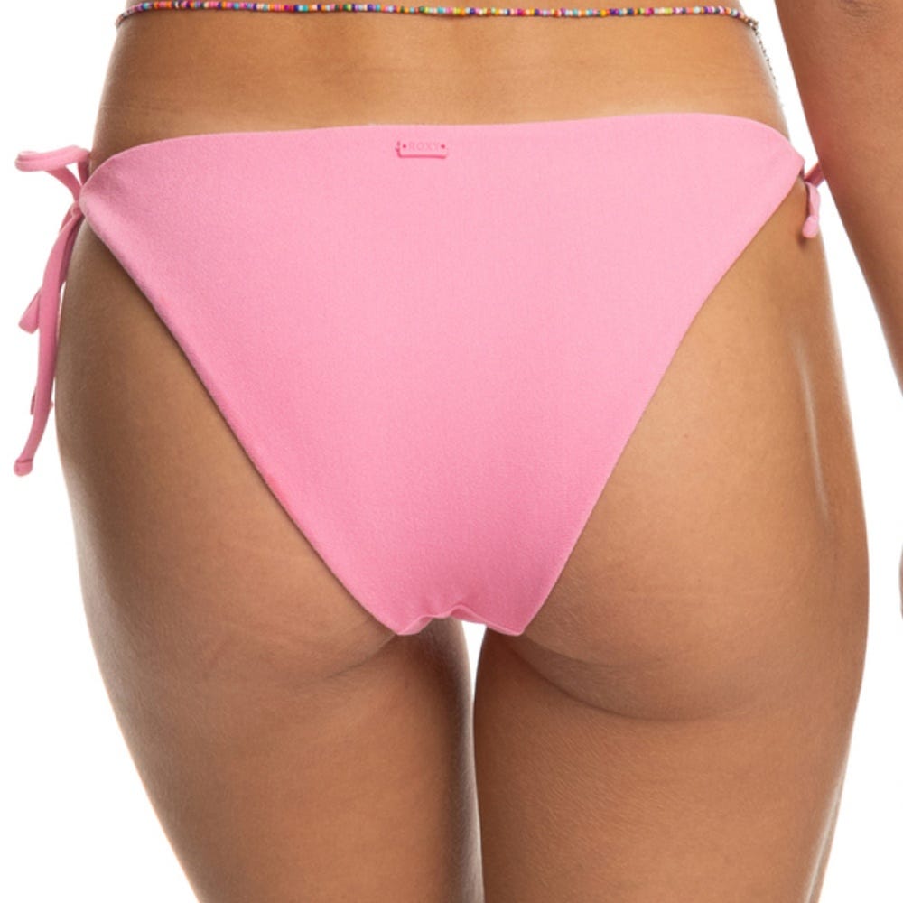 Womens Sun Click Tie-Side Bikini Bottoms In Sachet Pink
