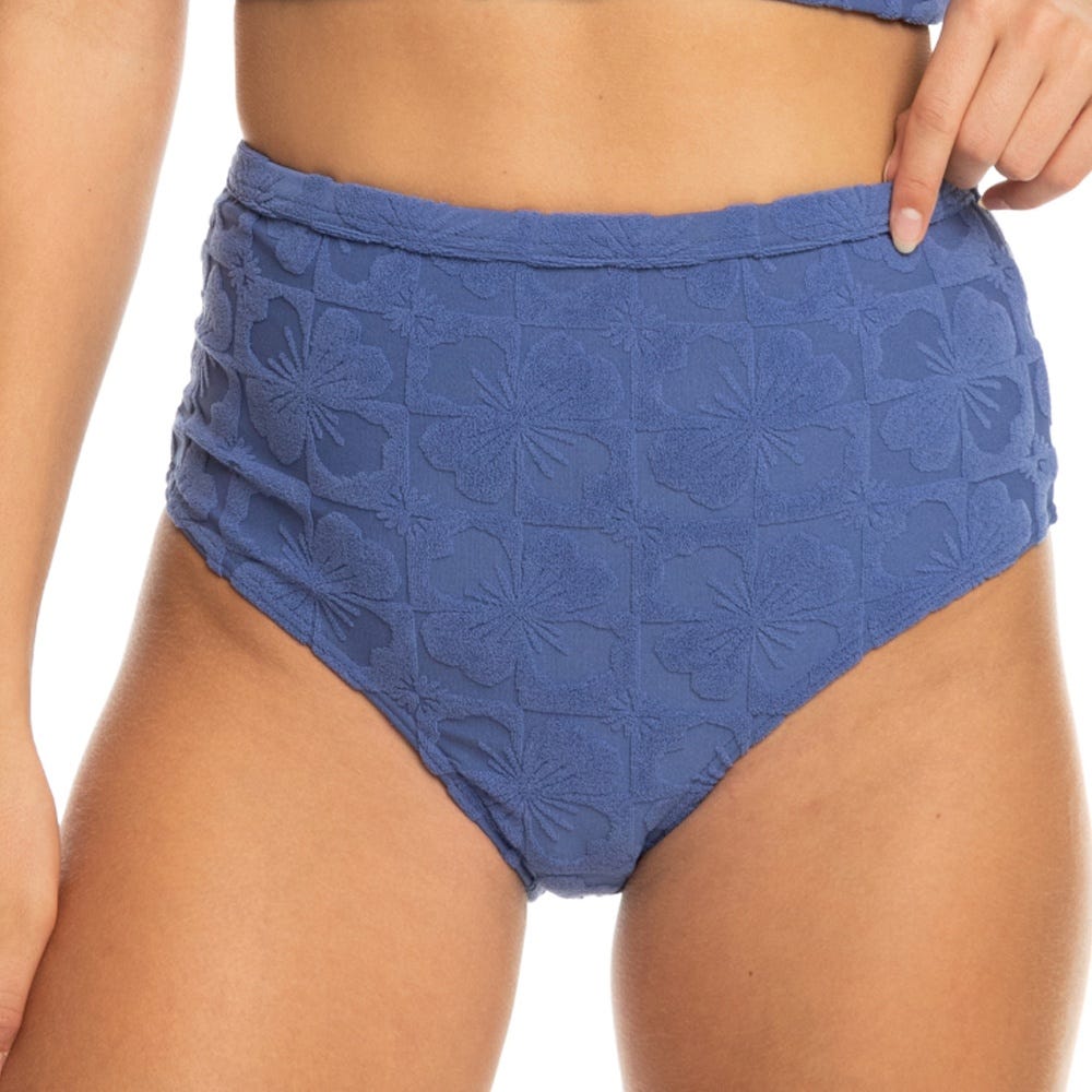 Womens Sun Click High Waist Bikini Bottoms In Marlin