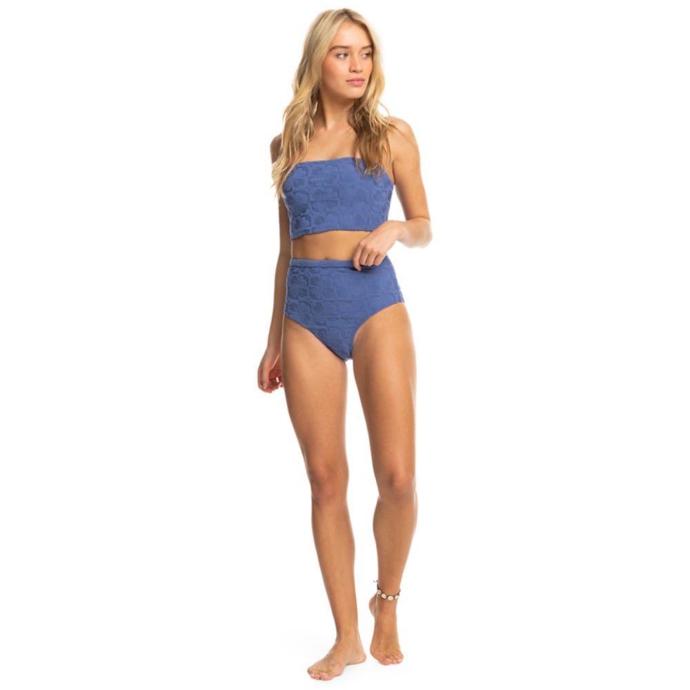 Womens Sun Click High Waist Bikini Bottoms In Marlin