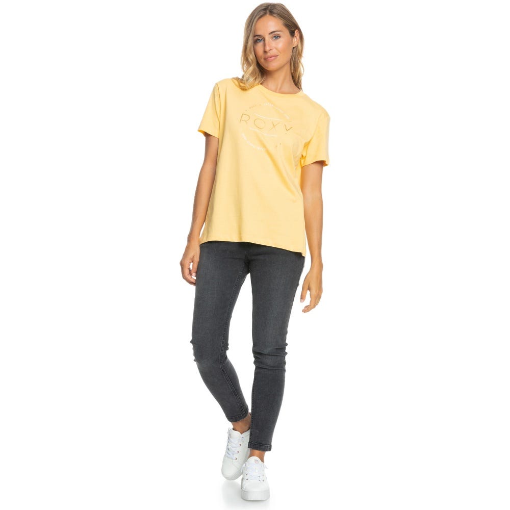 Womens Ocean Road T-Shirt in Yellow