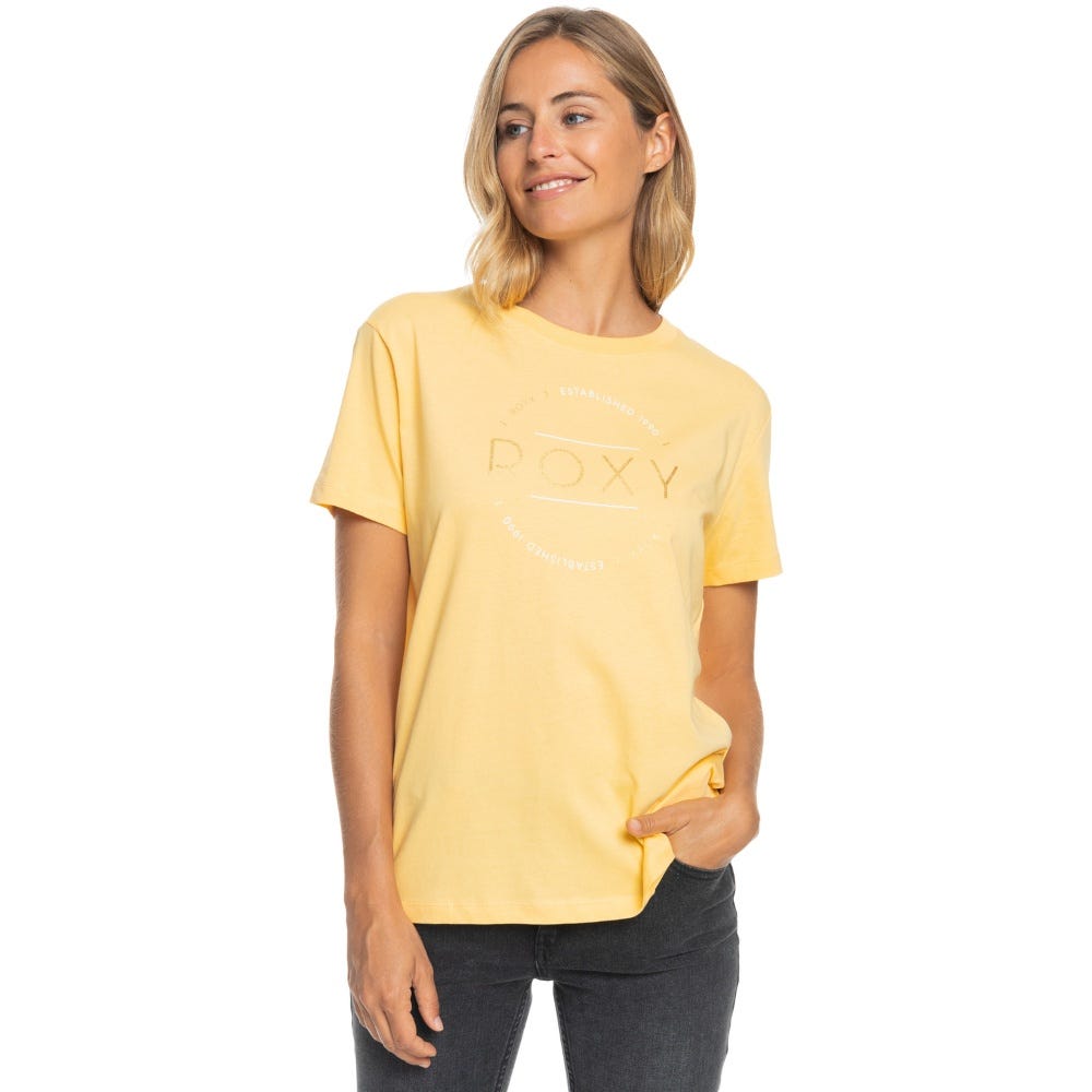 Womens Ocean Road T-Shirt in Yellow