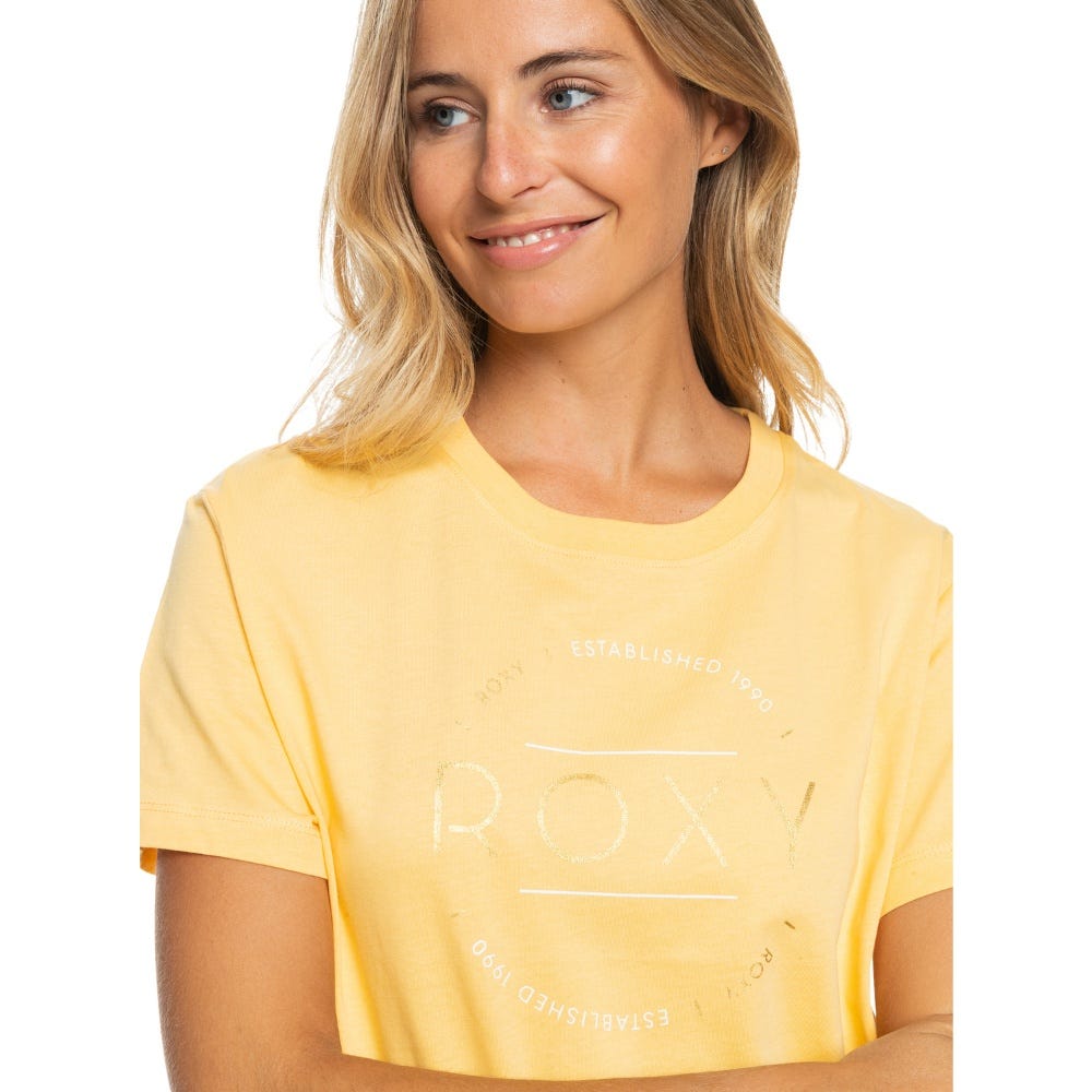 Womens Ocean Road T-Shirt in Yellow