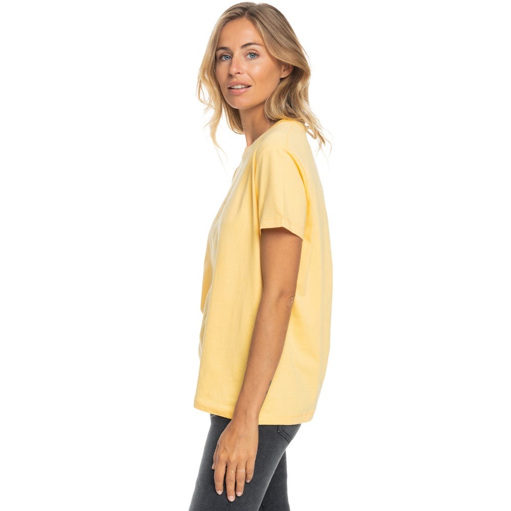 Womens Ocean Road T-Shirt in Yellow
