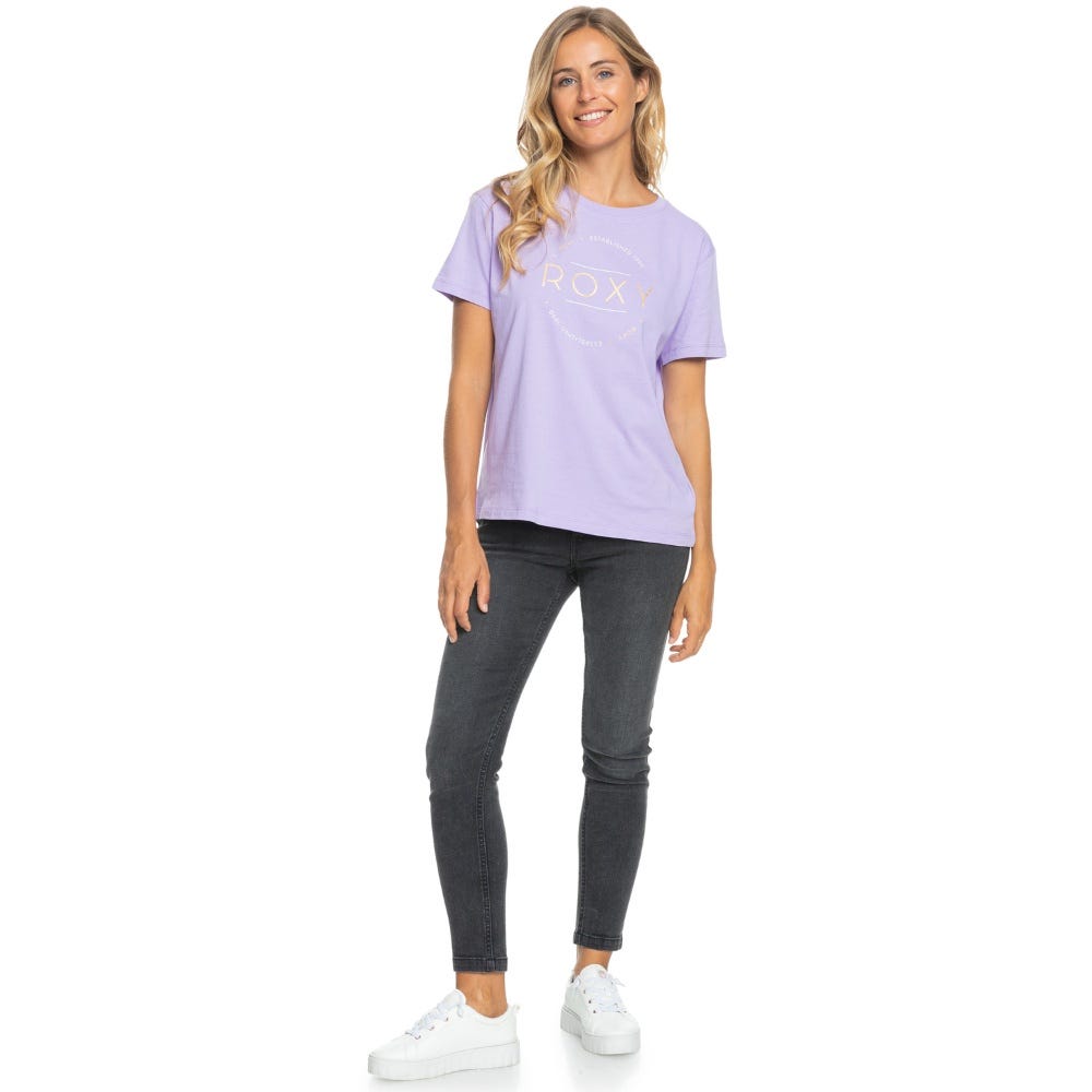 Womens Ocean Road T-Shirt in Purple