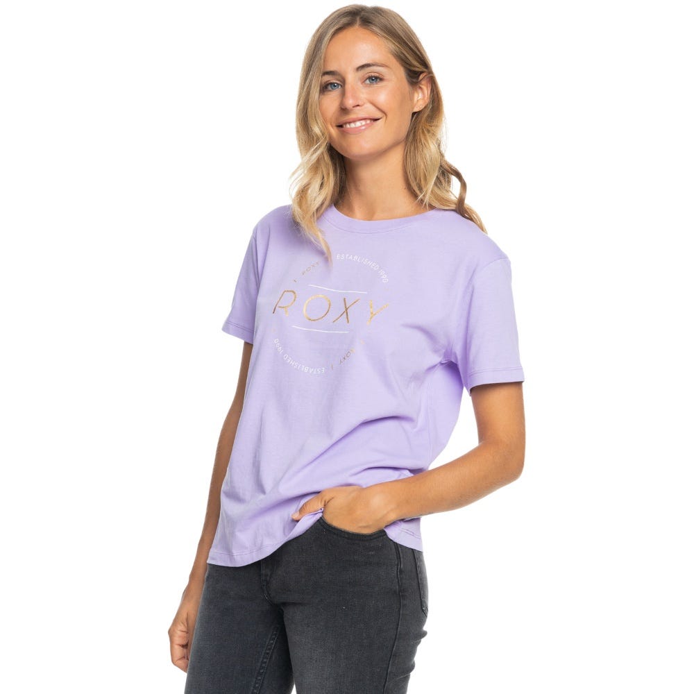 Womens Ocean Road T-Shirt in Purple