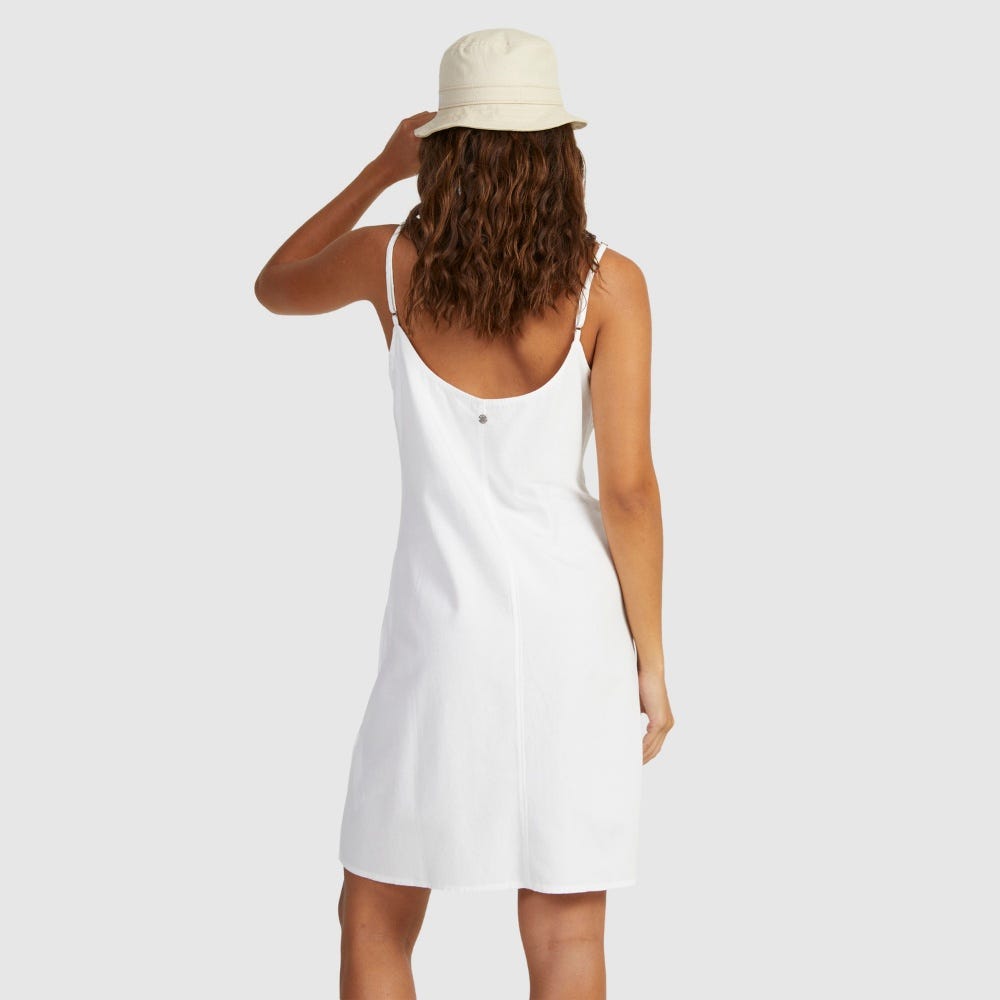 Womens Santorini Slip Dress in White