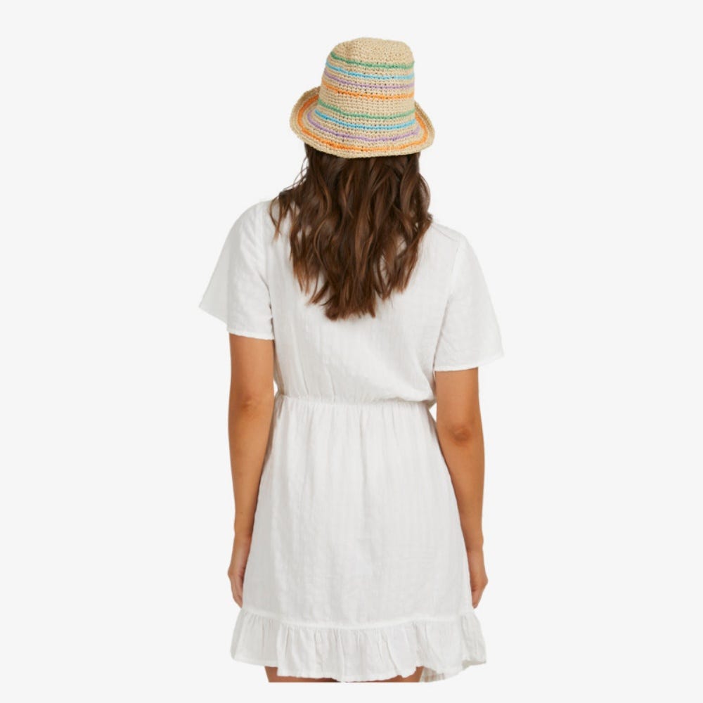 Womens Wrap Dress Bright White