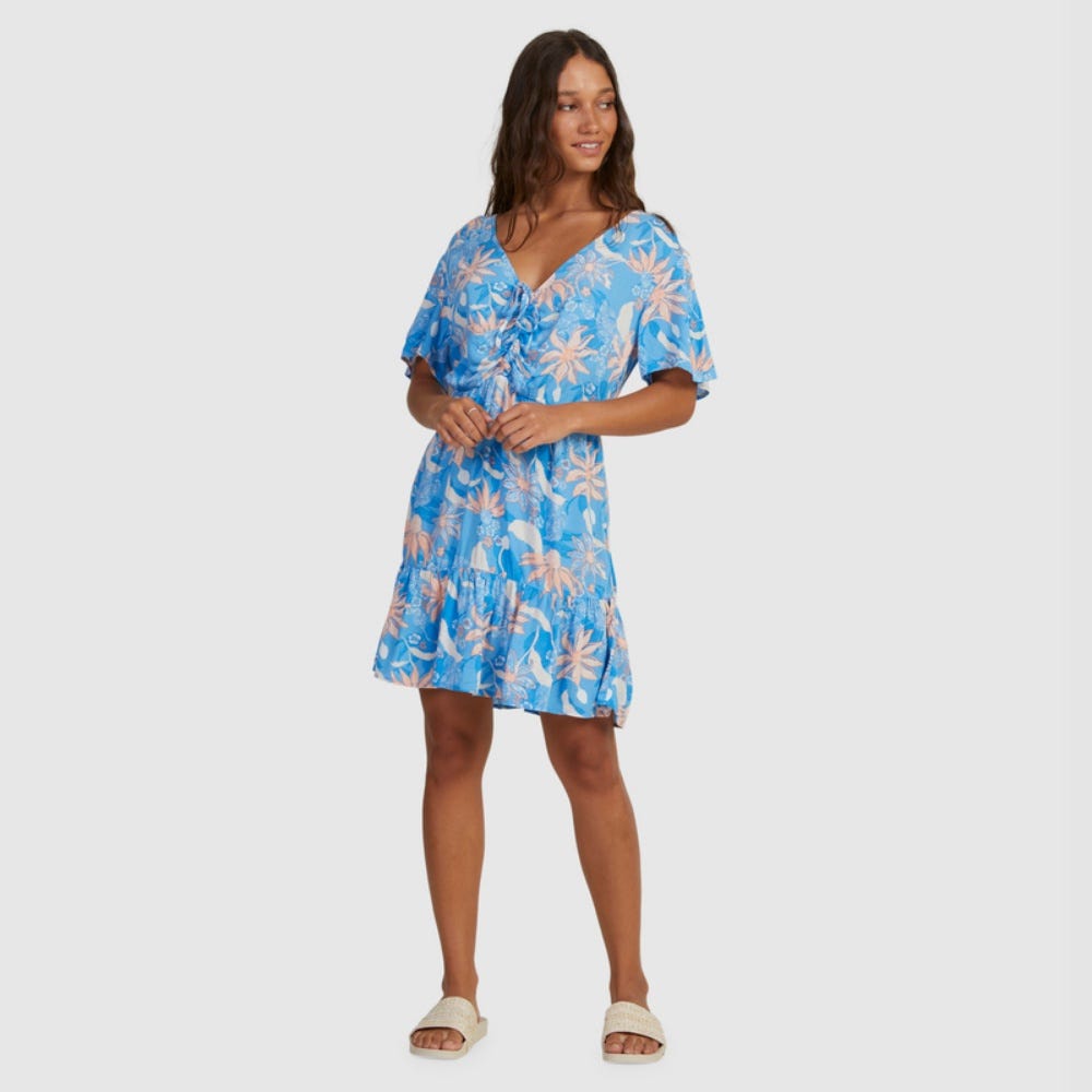 Womens Summer Flow In Azure Blue Casa Fleur