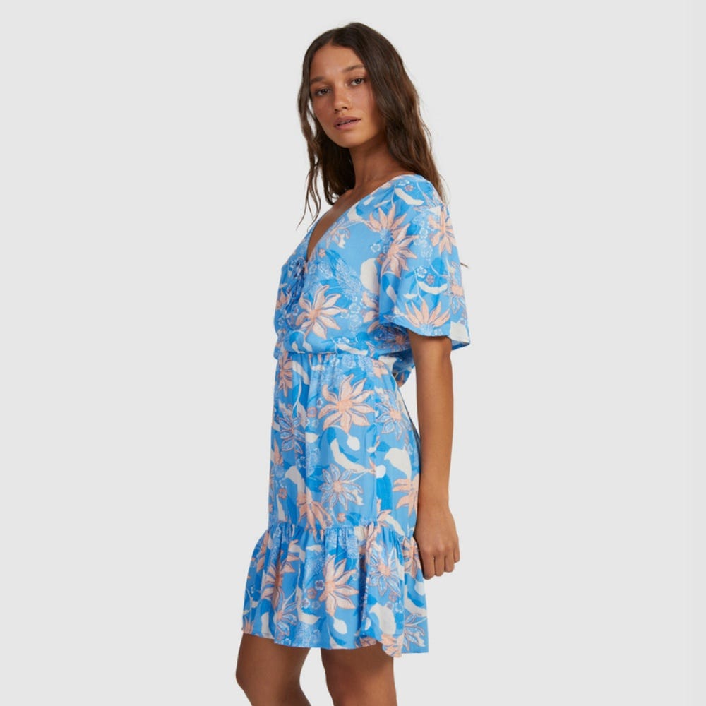Womens Summer Flow In Azure Blue Casa Fleur
