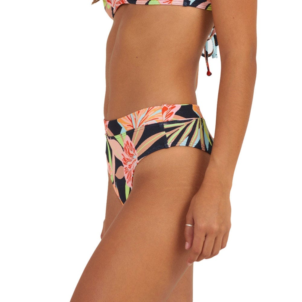Womens Florette Mid Waist Bikini Bottoms In Florette Anthracite