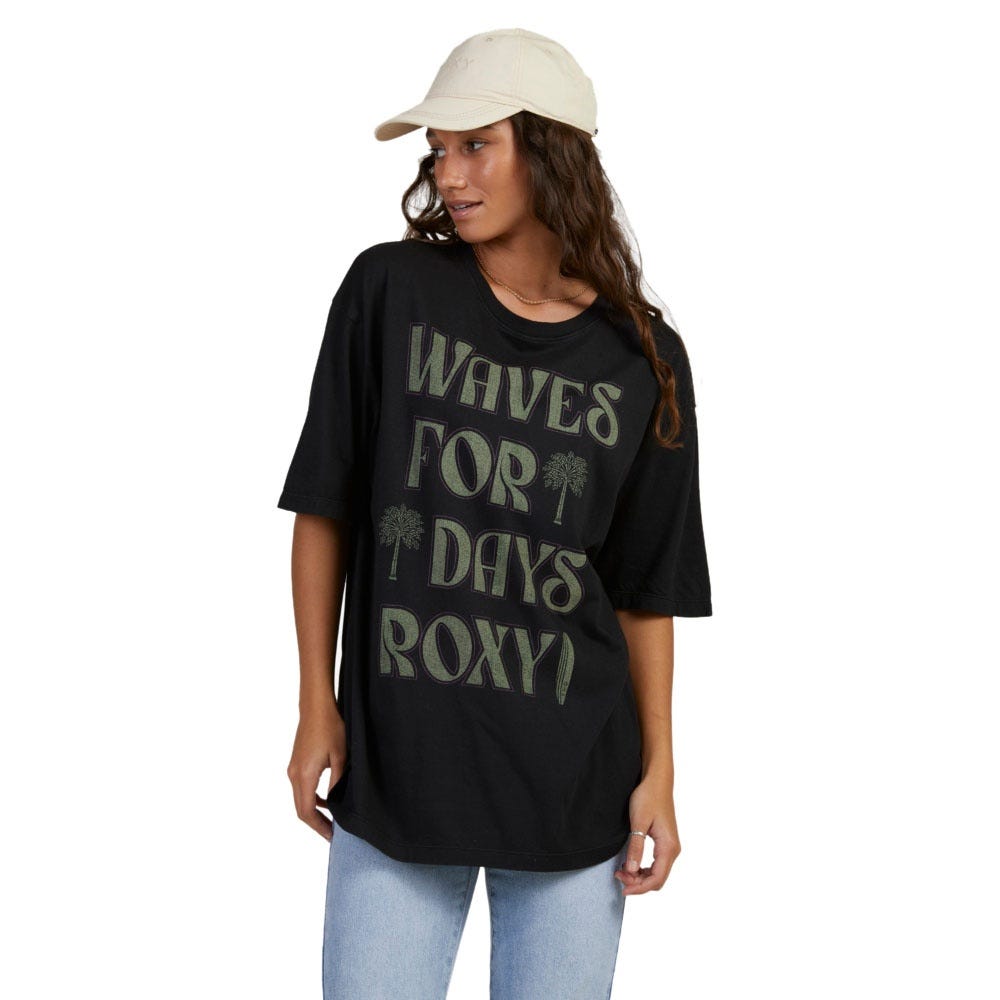 Womens Barracuda Oversized T-Shirt In Anthracite