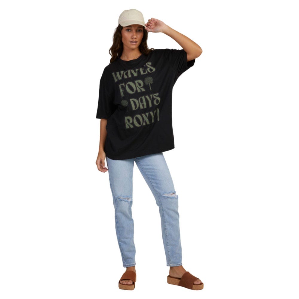 Womens Barracuda Oversized T-Shirt In Anthracite