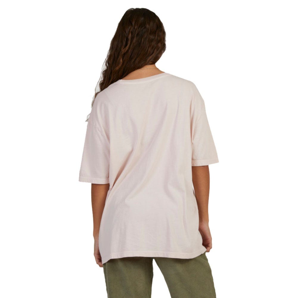 Womens Barracuda Oversized T-Shirt In Peach Whip